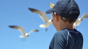 Urlaub mit Kind auf Rügen strand