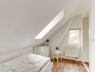 Ferienwohnung Schaprode Wohnung Kirchenblick Schlafzimmer