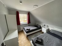  Ferienhaus auf Rügen in Schaprode am Hafen - Ferienwohnung Souterrain Schlafzimmer