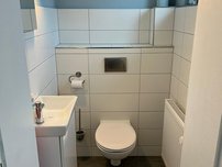  Ferienhaus auf Rügen in Schaprode am Hafen - Ferienwohnung Souterrain Toilette