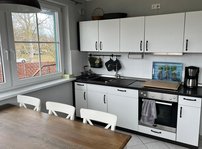  Ferienhaus auf Rügen in Schaprode am Hafen - Rügenferienhaus Wohnung 1 Küche