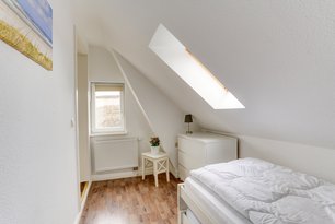 Ferienwohnung Schaprode Wohnung Hiddenseeblick Schlafzimmer