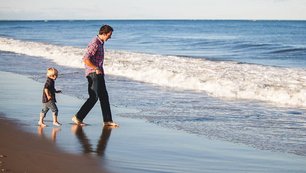 Urlaub mit Kind auf Rügen strand